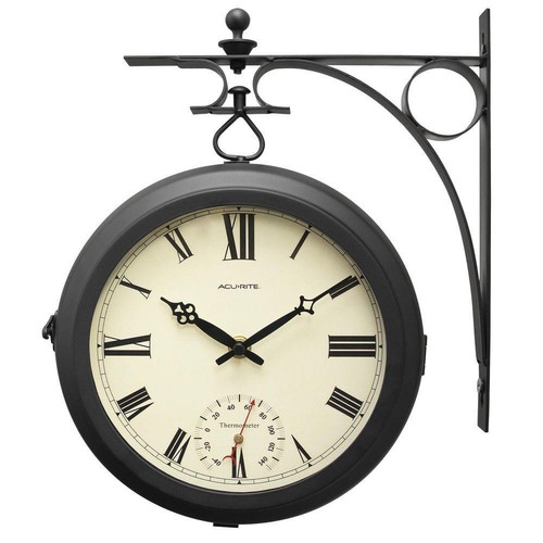 Hanging clock indoor - clock, 9-in.