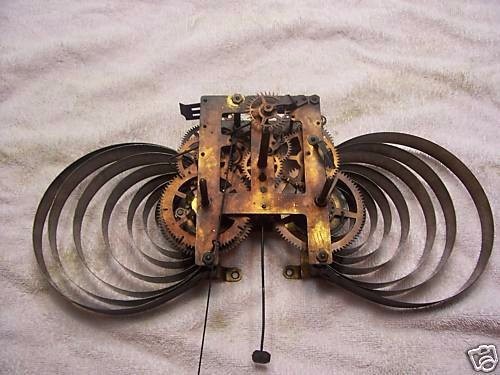 Clock movement cleaning - clock,