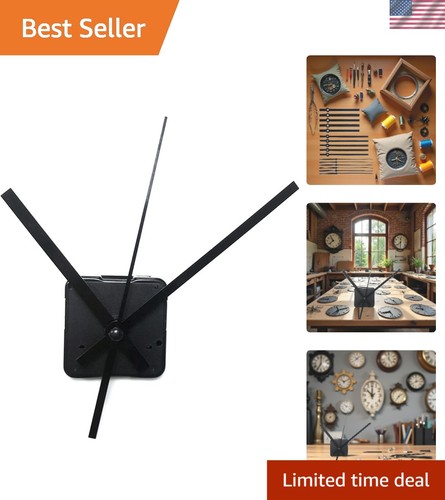 Stylish black clock - clock, set