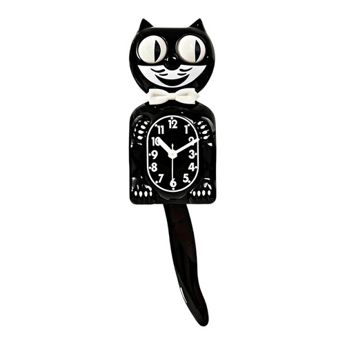 Vintage cat clock with moving - cat,