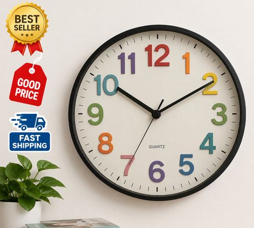 Modern wall clock - clock, –